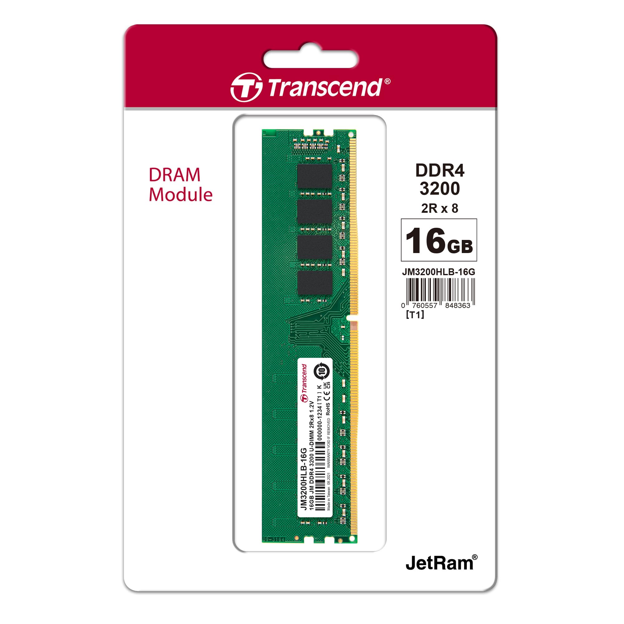 メモリー Transcend 16GB DDR4 3200MHz U-DIMM Amazon.com: Transcend 16GB DDR4 RAM, 3200MHz (or 2666MHz or